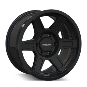 Tuff Wheels – ASCENT – Black – 17″x8.5″ 0mm – All weather Wheels – TS01-7832GB